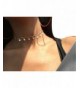 Sequins Choker Necklace Pendant Jewelry