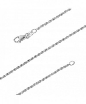 Sterling Silver Diamond Cut Necklace Nickel Free