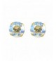 Liz Palacios Plated Crystal Earrings