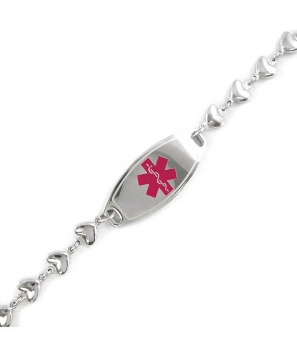 MyIDDr Pre Engraved Customizable Alzheimers Bracelet