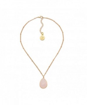 Pendant Necklace Teardrop Demure Damsel