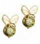 YAZILIND Charming Butterfly Zirconia Earrings
