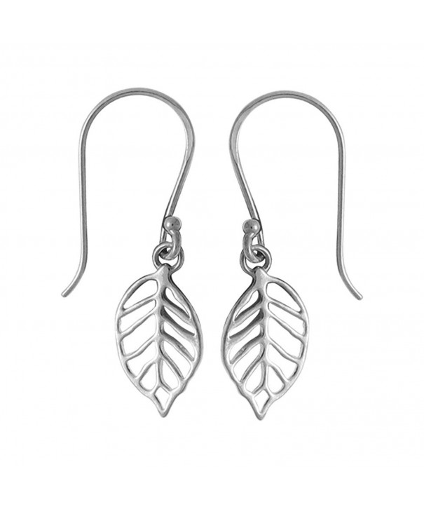 Boma Sterling Silver Leaf Earrings