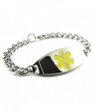 MyIDDr Pre Engraved Customized Allergy Bracelet