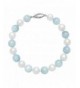 Sterling Cultured Freshwater Aquamarine Bracelet