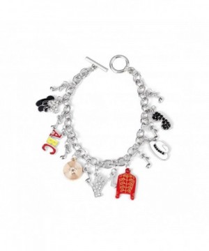 Michael Jackson Themed Silvertone Bracelet