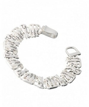 Silvertone Magnetic Bracelet Jewelry Nexus