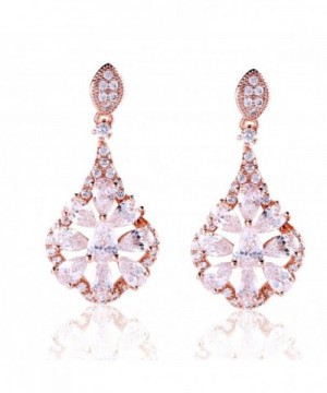 GULICX Womens Elegant Earrings Crystal