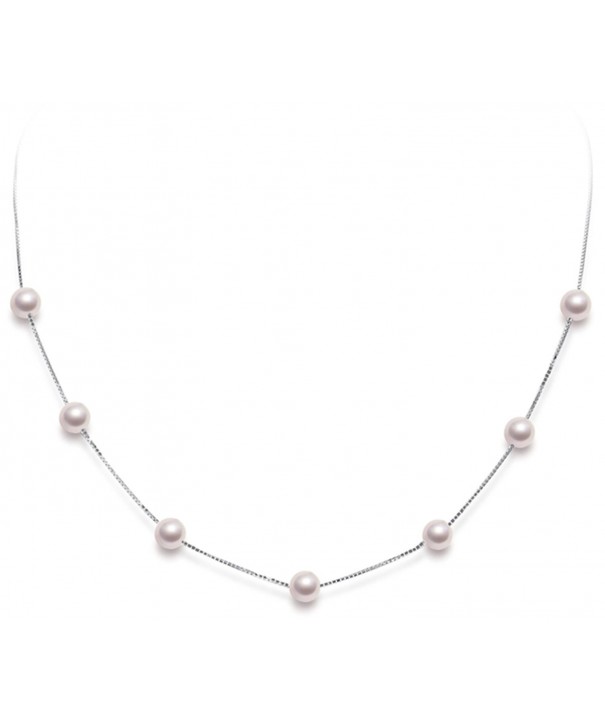Sterling Freshwater Cultured Necklace Anniversary