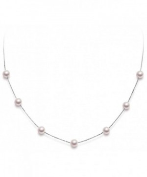 Sterling Freshwater Cultured Necklace Anniversary