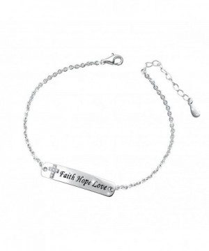 Sterling Silver Engraved Bracelet Extender