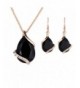 Ezing Crystal Pendant Necklace Earring