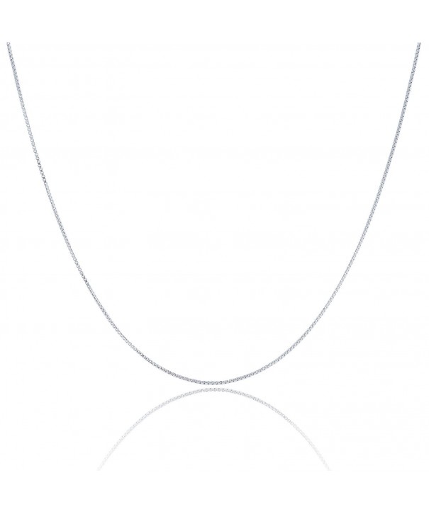 Sterling Silver Italian Necklace Lightweight