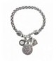 Love Moon Heart Charm Bracelet