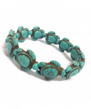 Nove Turquoise Handmade Turtles Bracelet
