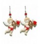 Adorable Cupid Valentines Dangle Earrings