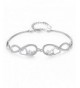 EVER FAITH Sterling Infinity Bracelet