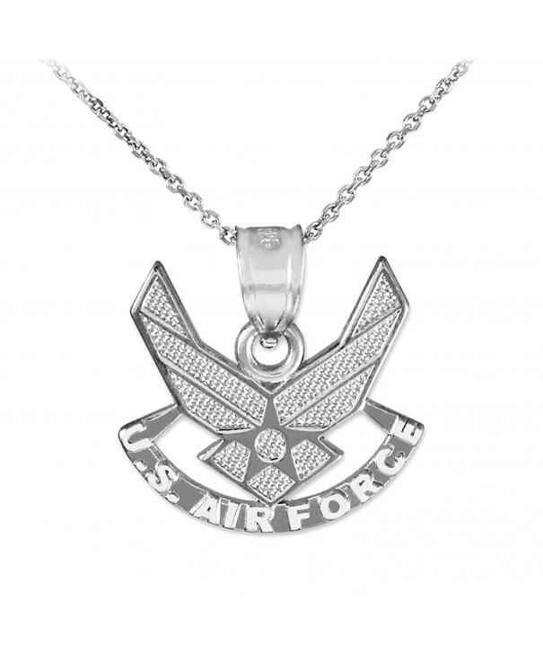 Force Wings Silver Pendant Necklace