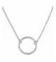 Sterling Silver Hammered Pendant Necklace