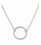 Sterling Silver Hammered Pendant Necklace