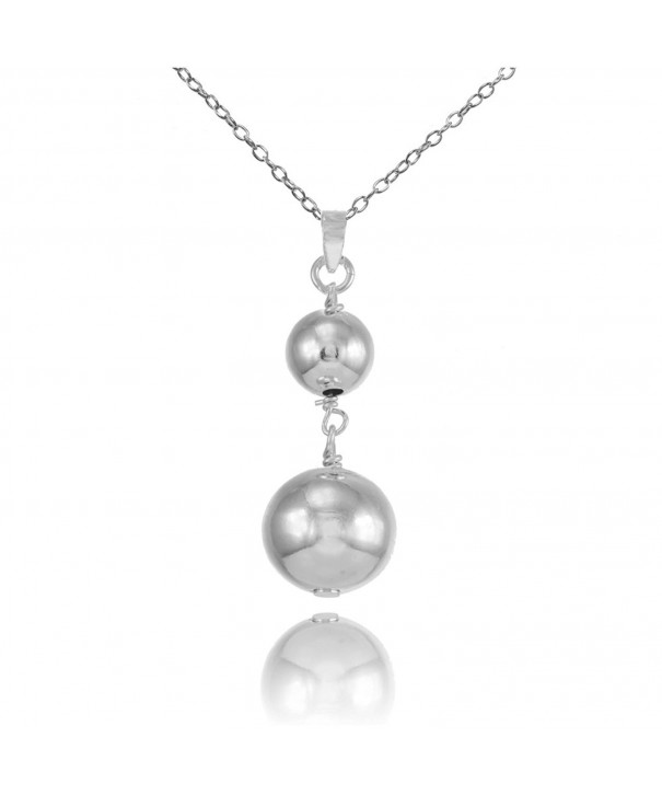 Sterling Silver Graduated Double Necklace