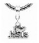 Jesus Charm Dangle Snake Bracelet