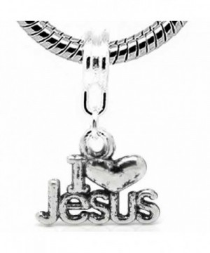 Jesus Charm Dangle Snake Bracelet