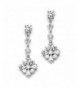 Mariell Zirconia Earrings Wedding Bridesmaid