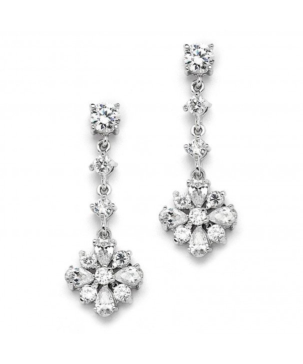 Mariell Zirconia Earrings Wedding Bridesmaid