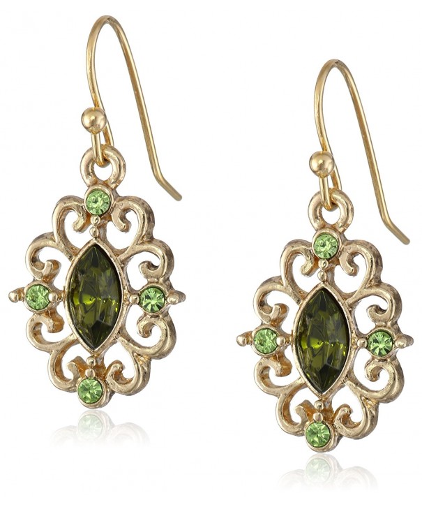 1928 Jewelry Antique Filigree Earrings