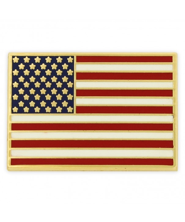 PinMarts Plated Rectangle American Enamel