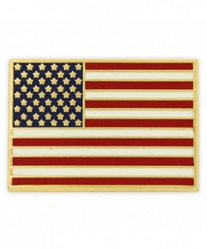 PinMarts Plated Rectangle American Enamel