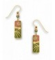 Adajio Sienna Gold tone Overlay Earrings