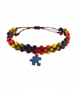 Awareness Natural Rainbow Adjustable Bracelet