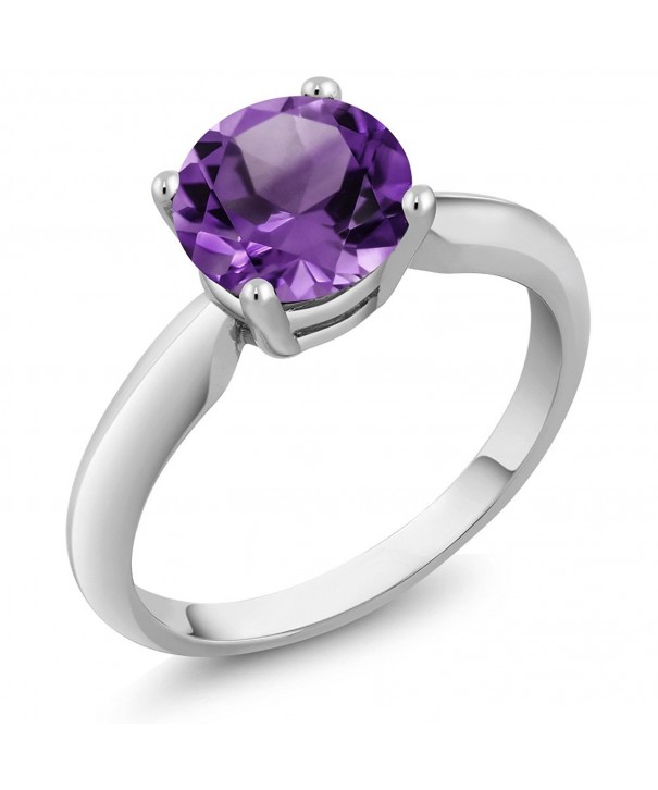 Sterling Amethyst Solitaire Engagement Available