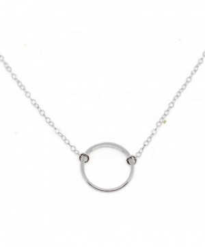 Circle Necklace Sterling Wild Moonstone