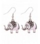 YAZILIND Retro Elephant Dangle Earrings