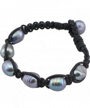 PearlyPearls Freshwater Cultured Bracelet Braided