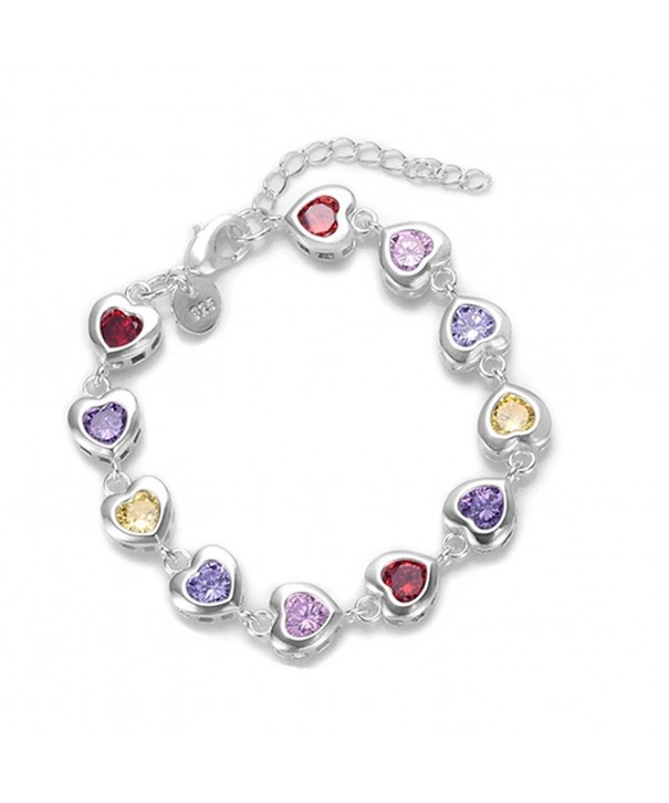 HMILYDYK Colorful Sterling Jewellery Bracelet