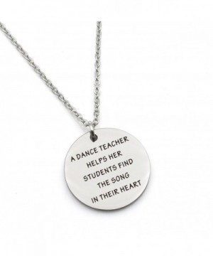 Teacher Students Stainless Pendant Necklace