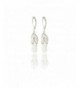 Silver Flip flop Leverback Earrings Island