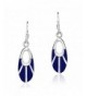 Celestial Reconstructed Lapis Lazuli Sterling Earrings