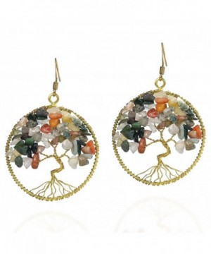 Eternal Multi tone Quartz Branch Earrings