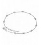 Sterling Moon cut Bracelet Rhodium Extension