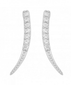 Sterling Silver Zirconia Stylish Earrings