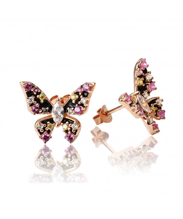 Apotie Sterling Silver butterfly Earring