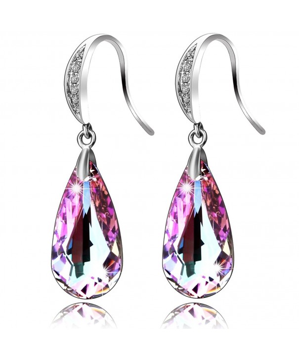 SILYHEART Teardrop Earrings Swarovski Crystals