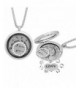 Love Moon Locket Silver Necklace