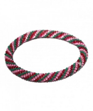 Crochet Glass Bracelet Nepal SB499