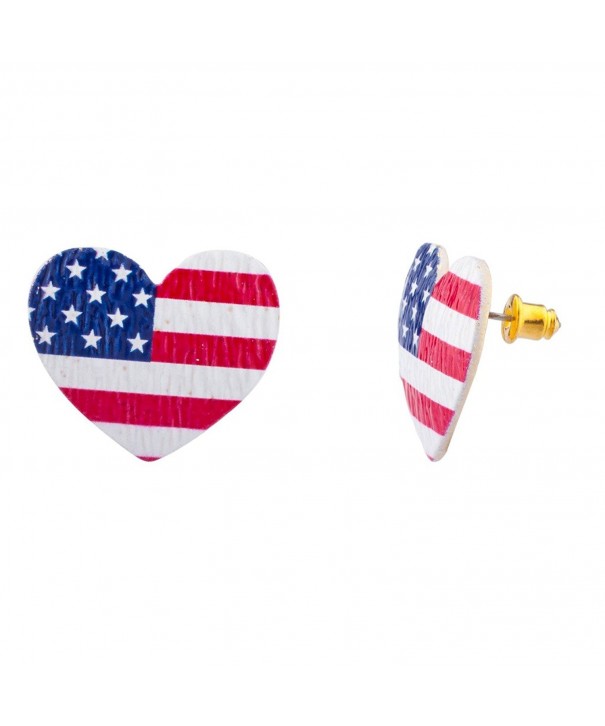 Lux Accessories American America Earrings